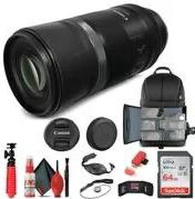 Alt view image 2 of 3 - Canon RF 600mm f/11 IS STM Lens 3986C002 + Filter + BackPack + 64GB Card + More