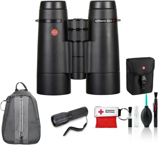 Alt view image 3 of 3 - Leica 7x42 Ultravid HD-Plus Binoculars 40092 - with Backpack