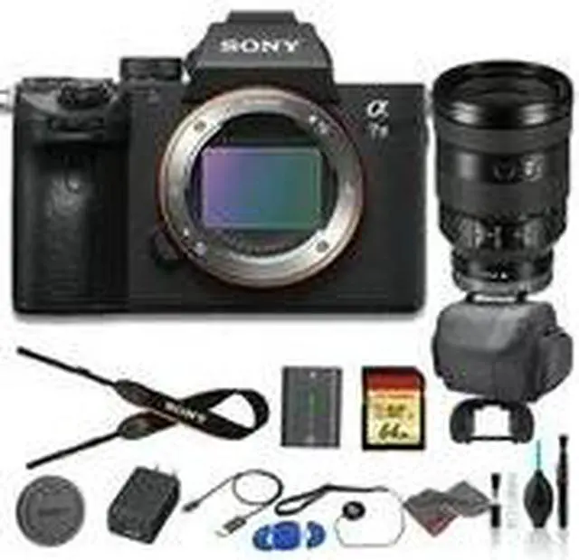 Alt view image 3 of 4 - Sony Alpha a7 III Mirrorless Digital Camera Bundle - With Sony FE 24-105mm f/4 Lens, Bag, 64GB Memory Card, Memory Card Reader and More