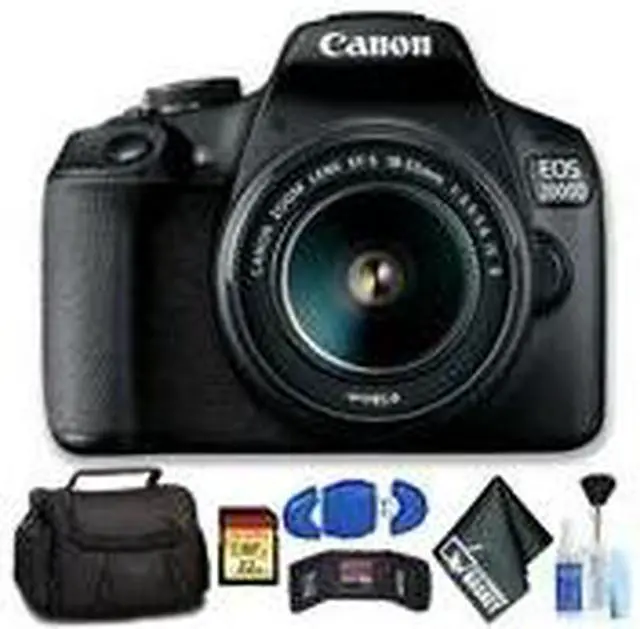 Alt view image 3 of 4 - Canon EOS 2000D with EF-S 18-55mm IS II Lens (Intl Model) Deluxe Bundle