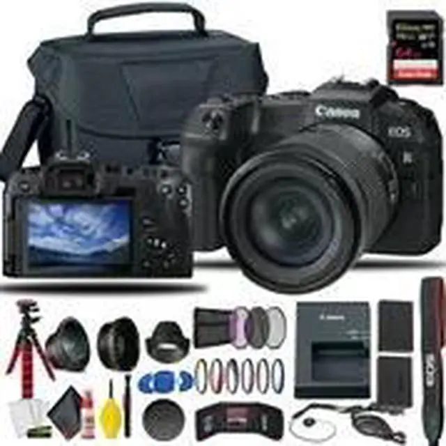 Alt view image 2 of 3 - Canon EOS RP Mirrorless Digital Camera with 24-105mm f/4-7.1 Lens + Extra Canon Battery, Creative Filters + EOS Camera Bag + Sandisk Extreme Pro 64GB Card + 6AVE Cleaning Set, + More