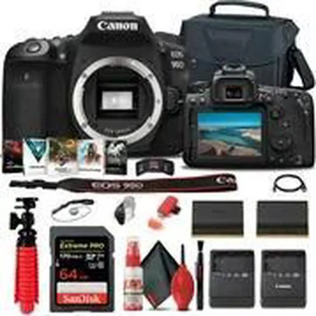 Alt view image 2 of 3 - Canon EOS 90D DSLR Camera (Body Only) (3616C002) Graphic Bundle