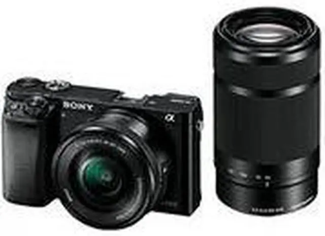 Alt view image 3 of 4 - Sony Alpha a6000 Mirrorless Digital Camera with 16-50mm and 55-210mm Lenses (Black)