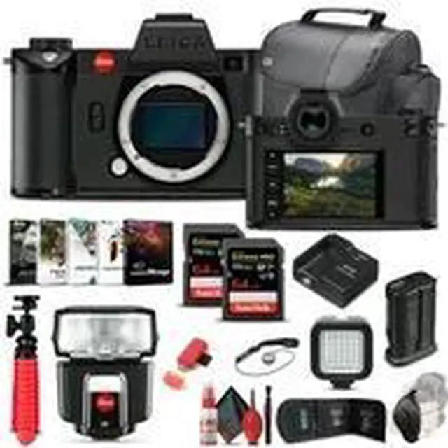 Alt view image 2 of 3 - Leica SL2-S Mirrorless Digital Camera (Body) (10880) Extra Storage Bundle