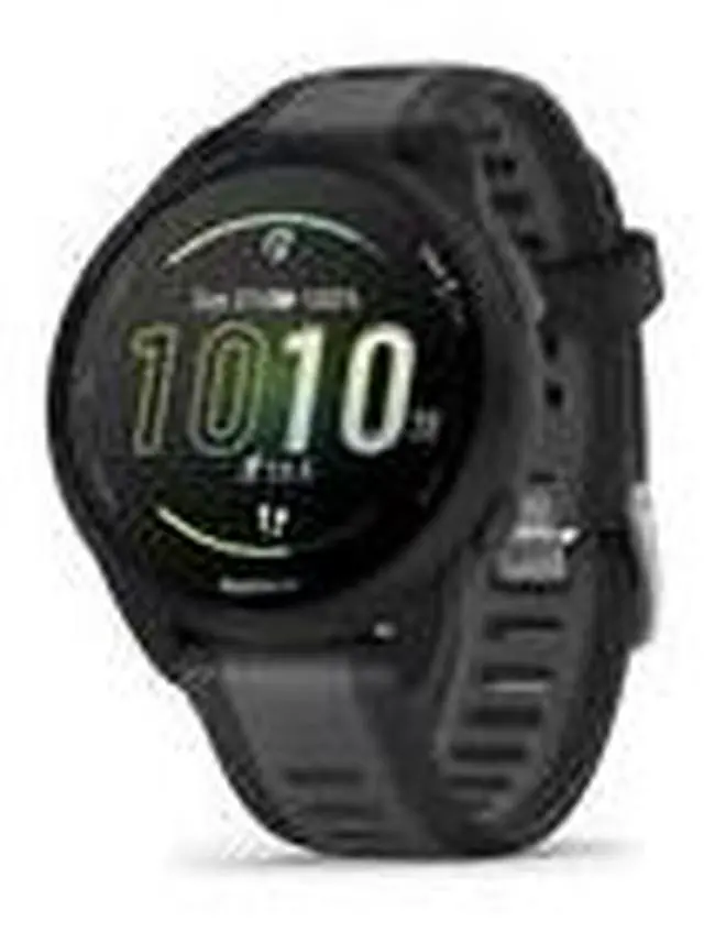 Alt view image 8 of 9 - Garmin Forerunner 165, Black/Slate Grey | GPS Running Smart Watch 010-02863-20