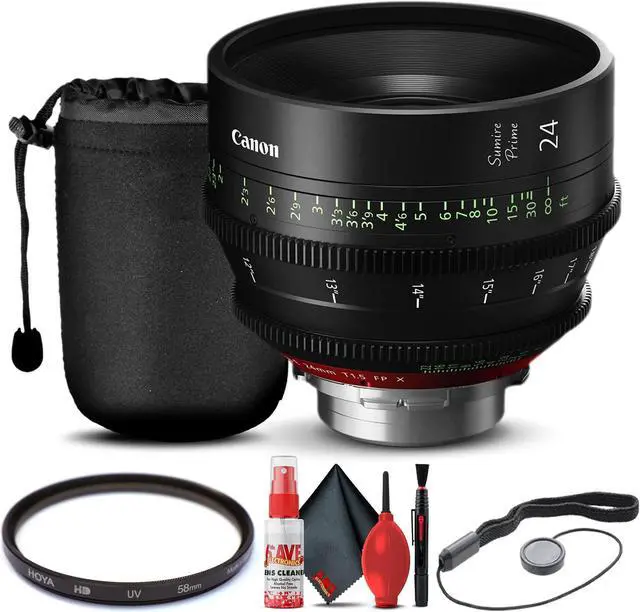 Alt view image 3 of 3 - Canon 24mm Sumire Prime T1.5 (PL Mount, Feet) (3359C002) + Lens Pouch + More