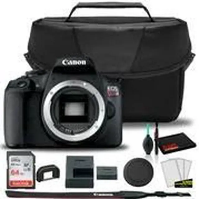 Alt view image 2 of 3 - Canon EOS Rebel T7 DSLR Camera +  Canon EOS Bag +  Sandisk Ultra 64GB Card + Cleaning Set And More (Kit Box) No Lens