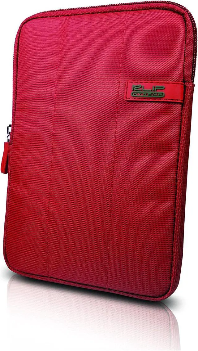 Alt view image 5 of 5 - Klip Xtreme Skudo 7" Premium iPad/Tablet Sleeve with shock absorbing bubbles (Red)