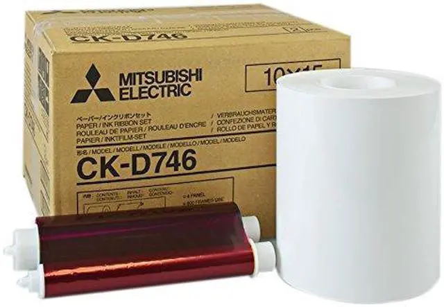 Alt view image 5 of 5 - Mitsubishi 4 x 6 Glossy Laminated Paper Roll and Inksheet For CP-D70DW; CP-D707DW Printers