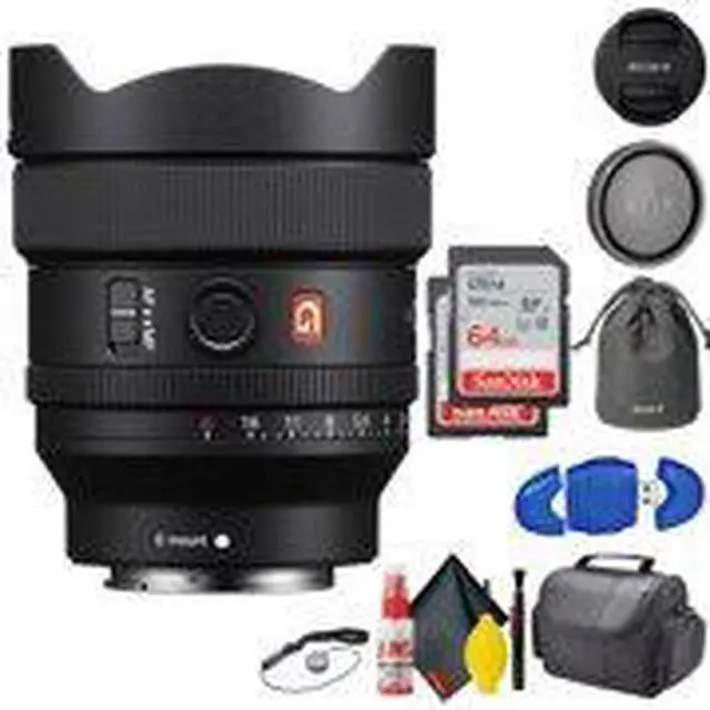 Alt view image 2 of 3 - Sony FE 14mm f/1.8 GM Lens (Bundle) + 2(64) GB SD Cards