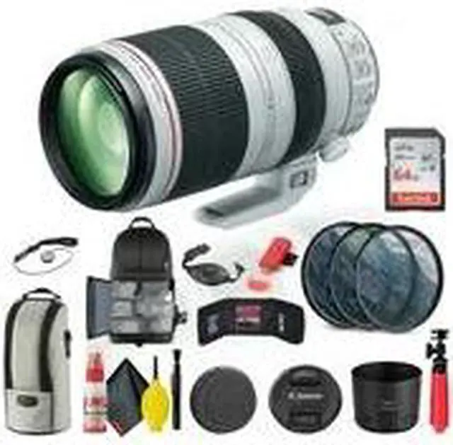 Alt view image 2 of 3 - Canon EF 100-400mm f/4.5-5.6L IS II USM Lens (9524B002) + Filter Kit + More