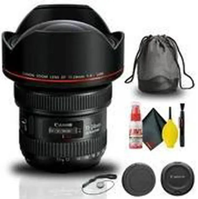 Alt view image 2 of 3 - Canon EF 11-24mm f/4L USM Lens (9520B002) + Cap Keeper + Cleaning Kit Base Bundle