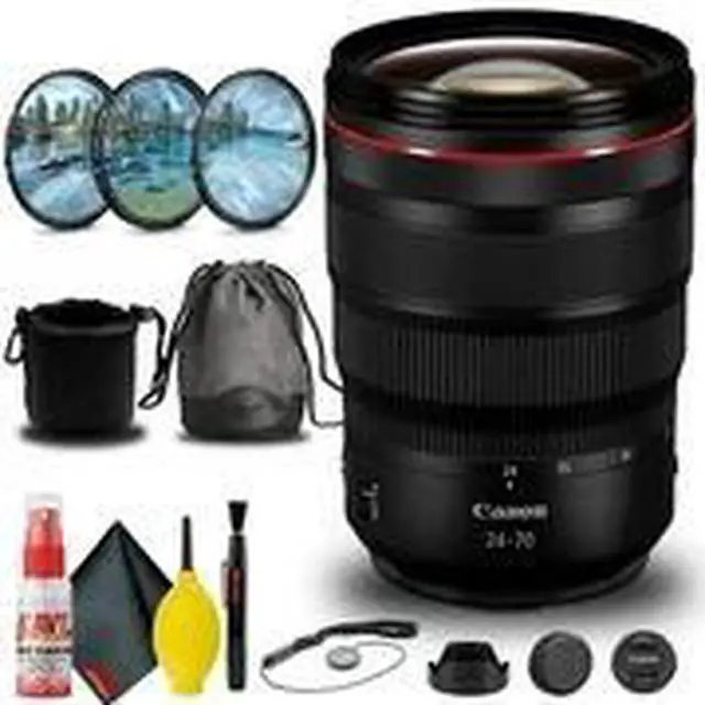 Alt view image 2 of 3 - Canon RF 24-70mm f/2.8L IS USM Lens (3680C002) + Filter Kit + Lens Pouch + More