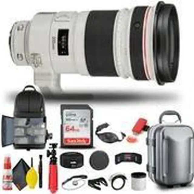 Alt view image 2 of 3 - Canon EF 300mm f/2.8L IS II USM Lens (4411B002) + BackPack + 64GB Card + More