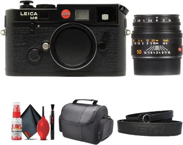 Alt view image 3 of 3 - Leica M6 Rangefinder 35mm Fully Mechanical Operation Camera (10557) + Leica Lens