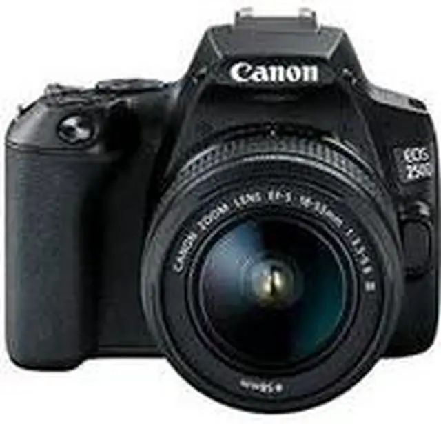 Alt view image 4 of 4 - Canon EOS 250D (Rebel SL3) DSLR Camera w/ 18-55m DC Lens (International Model)