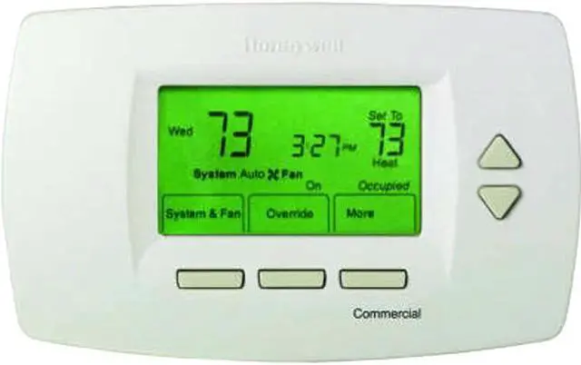 Alt view image 8 of 8 - Honeywell TB7220U1012 CommercialPRO 7000 Programmable Commercial Thermostat