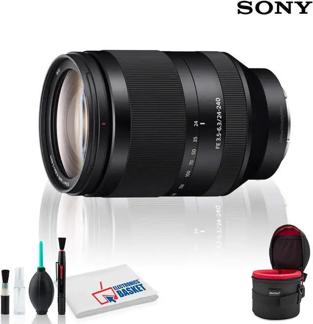 Alt view image 4 of 4 - SONY SEL FE 24-240 f/3.5-6.3 OSS Lens (Intl Model) with Cleaning Kit and Padded Lens Case