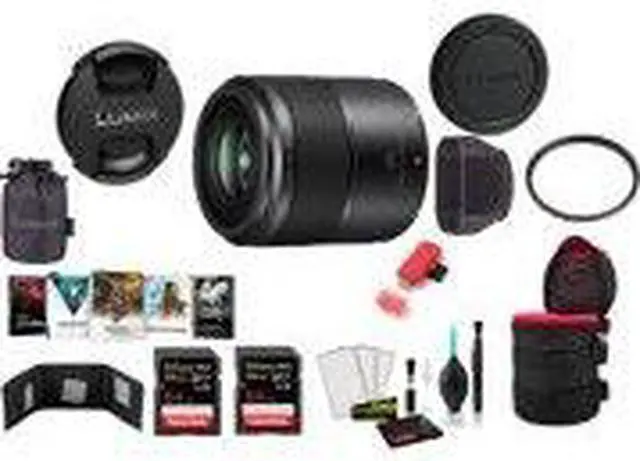 Alt view image 4 of 4 - Panasonic Lumix G Macro 30mm f/2.8 ASPH. MEGA O.I.S. Lens with 2x 64 Memory Cards and More (International Model)