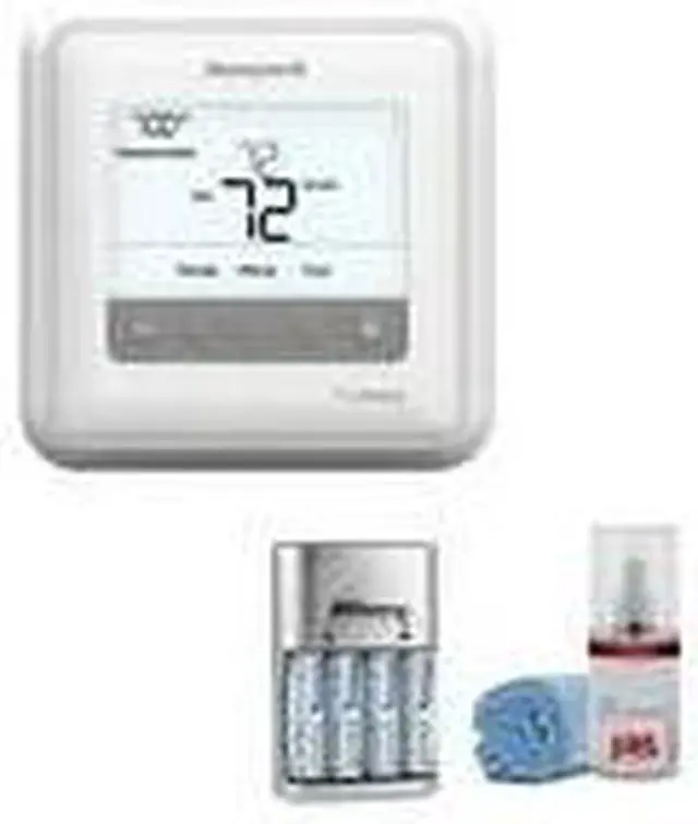 Alt view image 4 of 4 - Honeywell TH4110U2005/U T4 Pro Programmable Thermostat - Kit with Batteries