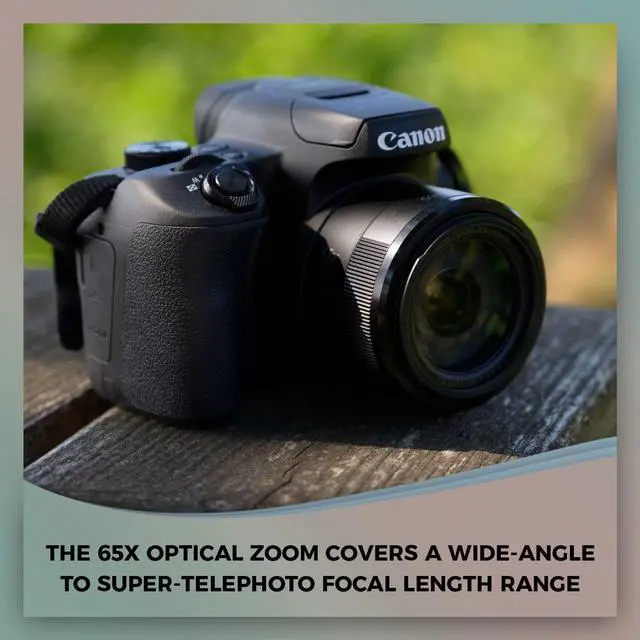 Alt view image 4 of 4 - Canon PowerShot SX70 HS Digital Camera (3071C001) + 64GB Card Starter Bundle