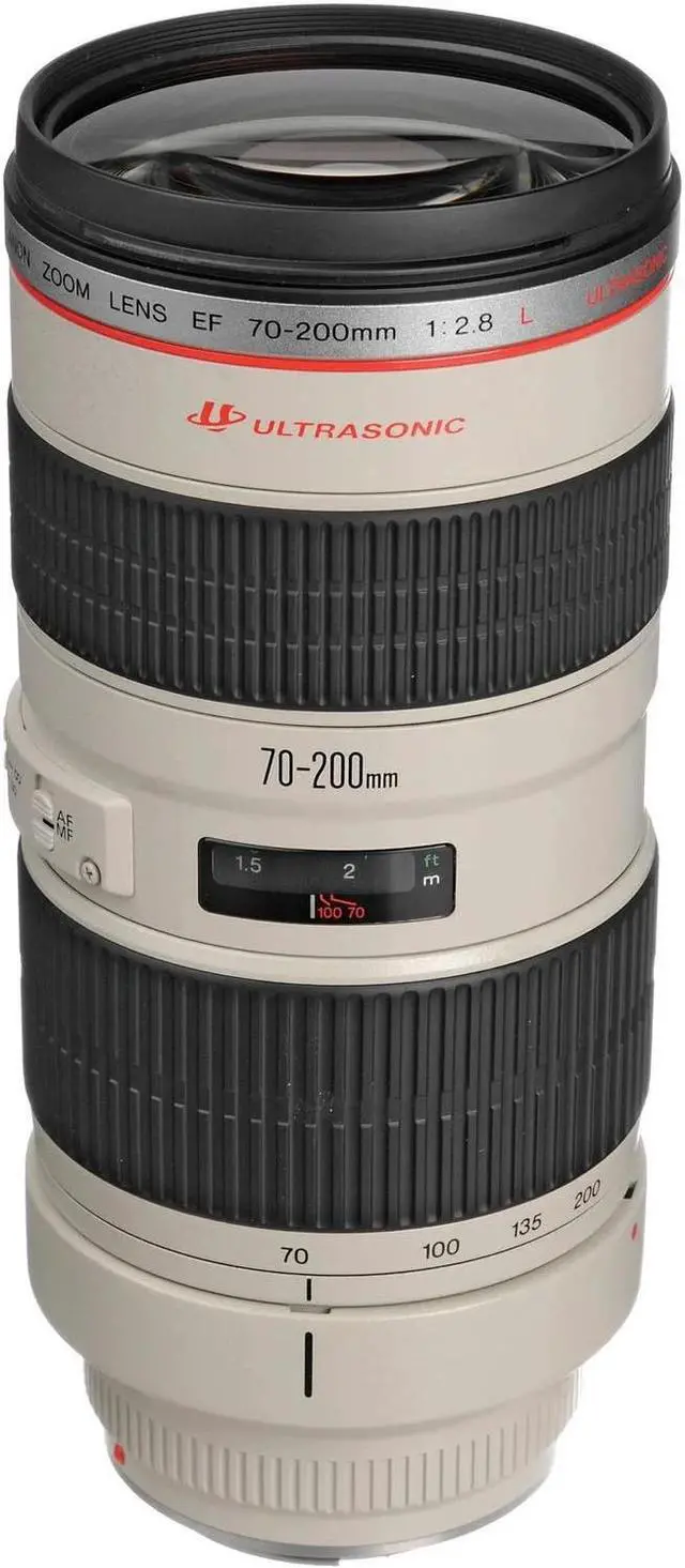 Alt view image 8 of 8 - Canon 2569A004 70-200 mm f2.8L USM Camera Lens - White