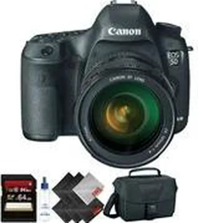 Alt view image 4 of 4 - Canon EOS 5D Mark III DSLR Camera with 24-105mm Lens   + 64GB Memory Card  + 2 Year Accidental Warranty