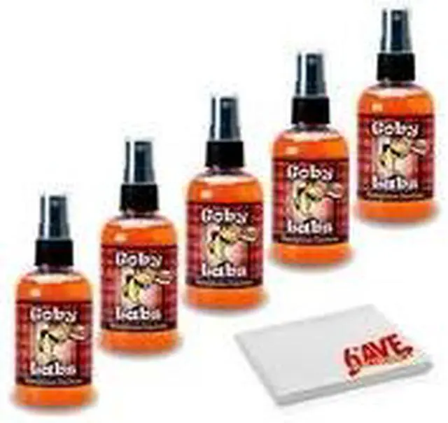 Alt view image 2 of 3 - Goby Labs 5-Pack 4 FL OZ Microphone Sanitizing and Cleansing Spray with Cloth