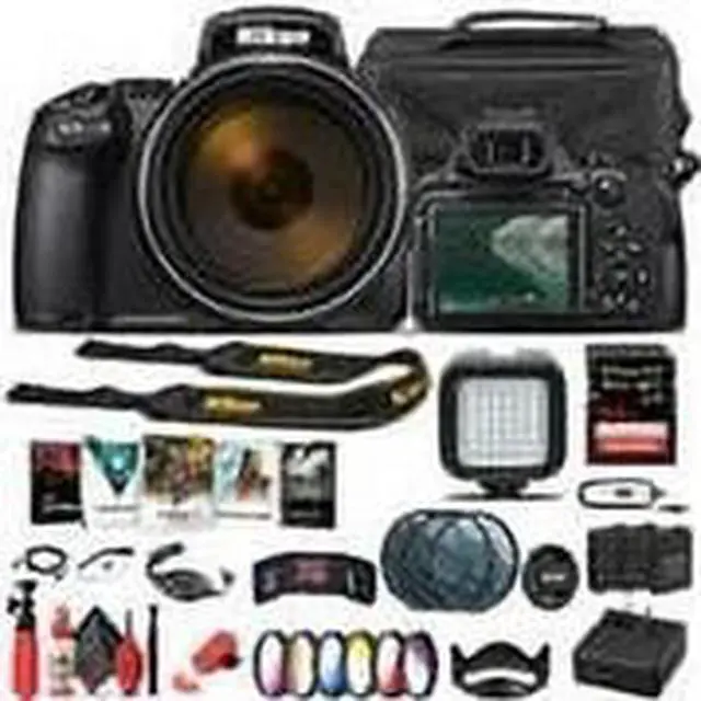 Alt view image 3 of 4 - Nikon COOLPIX P1000 Digital Camera Advanced Bundle W/ Bag, Extra Battery, LED Light, Mic, Filters and More - (Intl Model)