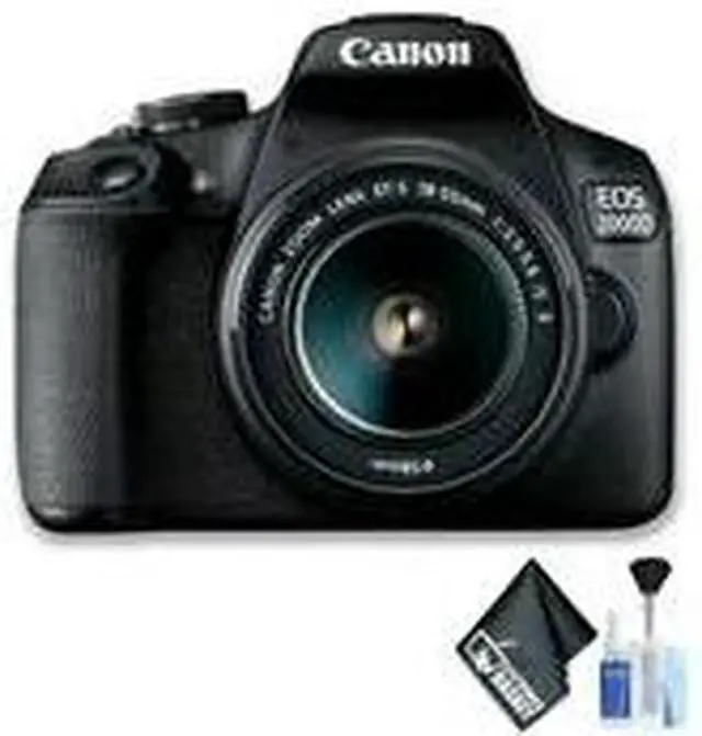 Alt view image 3 of 4 - Canon EOS 2000D with EF-S 18-55mm IS II Lens (Intl Model) Basic Bundle