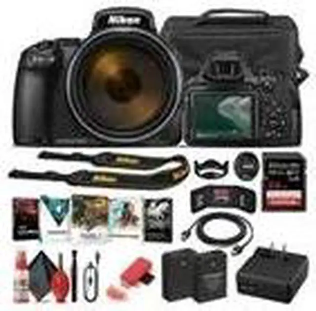 Alt view image 2 of 3 - Nikon COOLPIX P1000 Digital Camera Starter Bundle - (Intl Model)