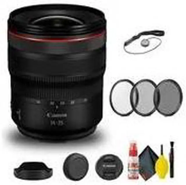 Alt view image 2 of 3 - Canon RF 14-35mm f/4L IS USM Lens (4857C002) + Filter Kit + Cap Keeper Base Bundle