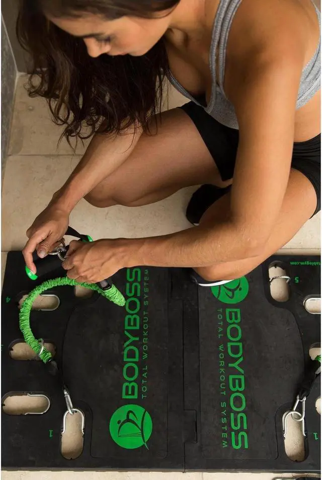 Alt view image 4 of 4 - BodyBoss Resistance Bands - Custom Resistance Bands for Total Body Workouts (Red) Bundle
