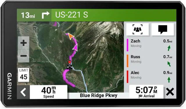 Alt view image 2 of 3 - Garmin zmo® XT2 All-Terrain Motorcycle Navigator, Ultrabright 6" Sunlight Readable Display, Visual Route Planner Bundle