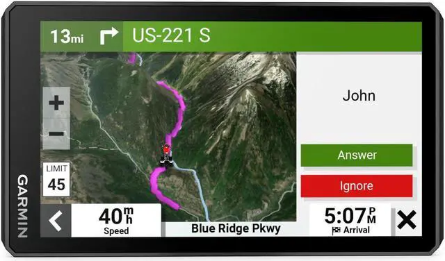 Alt view image 3 of 3 - Garmin zmo® XT2 All-Terrain Motorcycle Navigator, Ultrabright 6" Sunlight Readable Display, Visual Route Planner Bundle