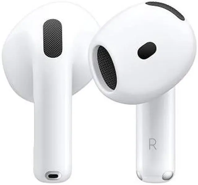 Main image of Apple AirPods 4 Wireless Earbuds, Bluetooth Headphones, with Active Noise Cancellation, Adaptive Audio, Transparency Mode, Personalized Spatial Audio, USB-C Charging Case, Wireless Charging, H2 Chip