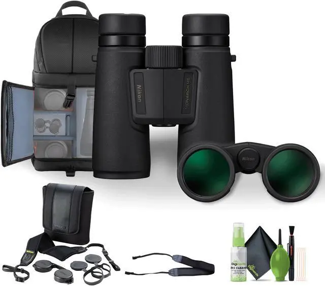 Main image of Nikon 12x42 Monarch M5 Binoculars Bundle With Neck Strap + Backpack And More