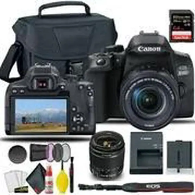 Alt view image 3 of 4 - Canon EOS 850D / Rebel T8i DSLR Camera with 18-55mm Lens 58mm Filters International Bundle