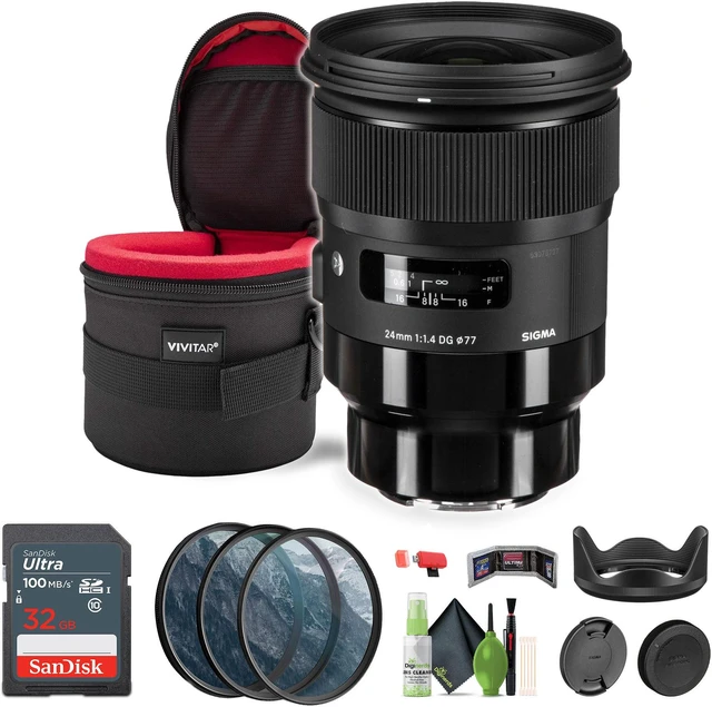 Main image of Sigma 24mm f/1.4 DG HSM Art Lens for Leica L + Bundle