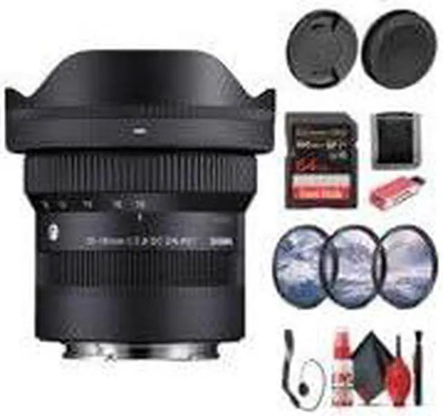 Alt view image 3 of 3 - Sigma 10-18mm f/2.8 DC DN Contemporary Lens (Sony E) Bundle