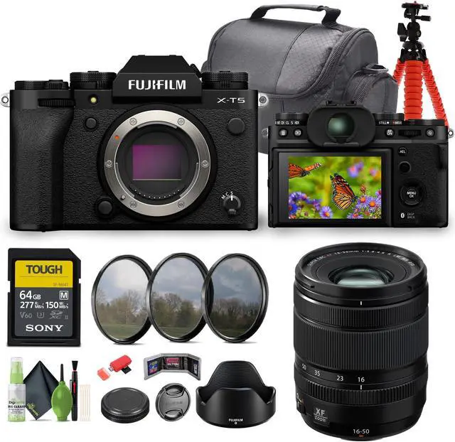 Main image of FUJIFILM XF 16-50mm f/2.8-4.8 R LM WR Lens + FUJIFILM X-T5 Mirrorless Camera