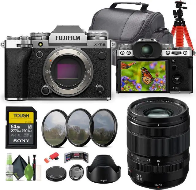 Main image of FUJIFILM XF 16-50mm f/2.8-4.8 R LM WR Lens + FUJIFILM X-T5 Mirrorless Camera