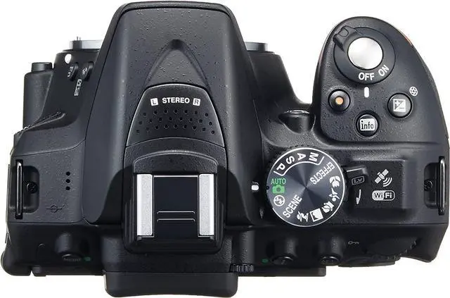 Alt view image 4 of 4 - Nikon D5300 24.2MP DSLR Digital Camera (Body Only) - (Black) - (Imported Model)