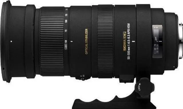 Alt view image 7 of 7 - Sigma 50-500mm f/4.5-6.3 DG OS HSM APO Autofocus Lens Nikon