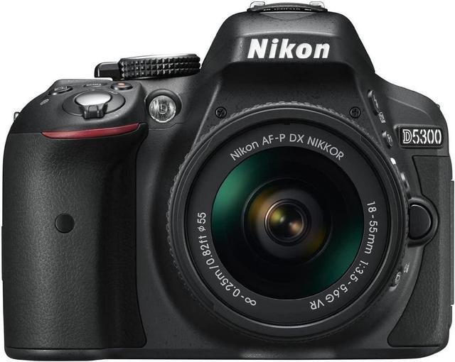 Alt view image 2 of 4 - Nikon D5300 Digital Camera with 18-55mm Lens (Black, 1519) + 64GB SD Card (Intl)