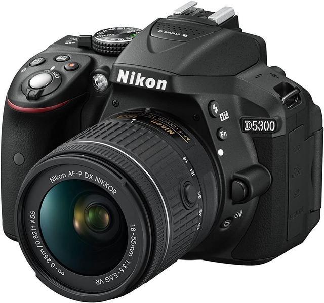 Alt view image 3 of 4 - Nikon D5300 Digital Camera with 18-55mm Lens (Black, 1519) + 64GB SD Card (Intl)