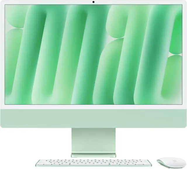 Main image of Apple 2024 iMac All-in-One Desktop Computer with M4 chip with 8-core CPU and 8-core GPU: Built for Apple Intelligence, 24-inch Retina Display, 16GB Unified Memory, 256GB SSD Storage; Green