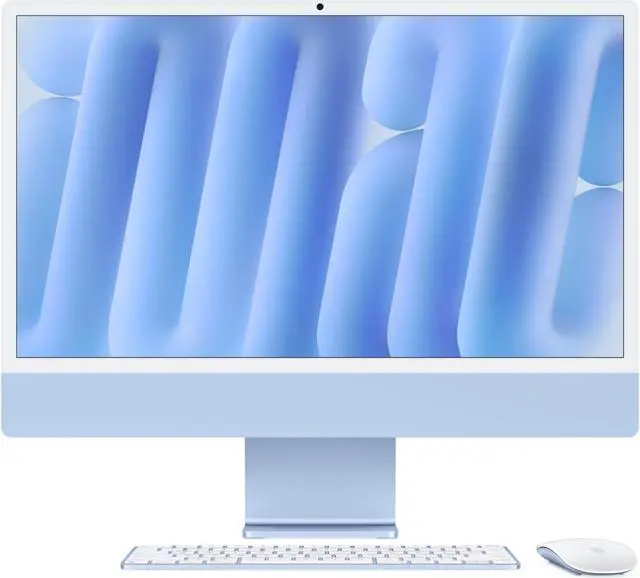 Main image of Apple 2024 iMac All-in-One Desktop Computer with M4 chip with 10-core CPU and 10-core GPU: Built for Apple Intelligence, 24-inch Retina Display, 16GB Unified Memory, 256GB SSD Storage; Blue