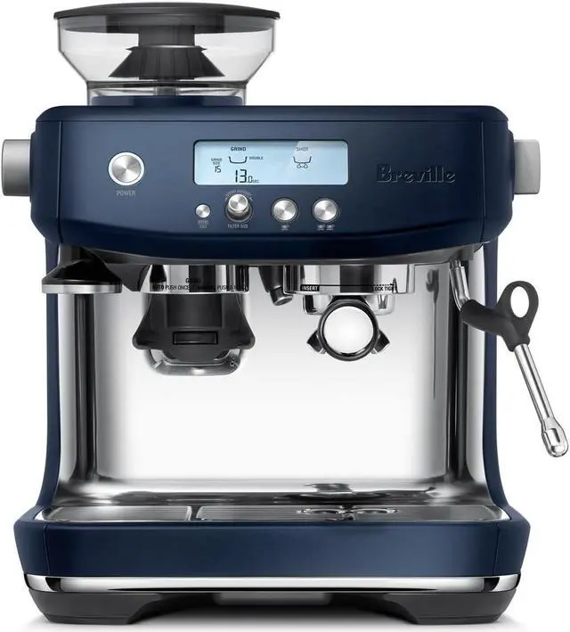 Alt view image 2 of 2 - Breville Barista Pro Espresso Machine, Damson Blue, Large BES878DBL1BUS1