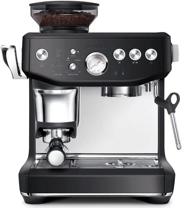 Alt view image 9 of 9 - Breville the Barista Express Impress Espresso Machine, Black Truffle, BES876BTR